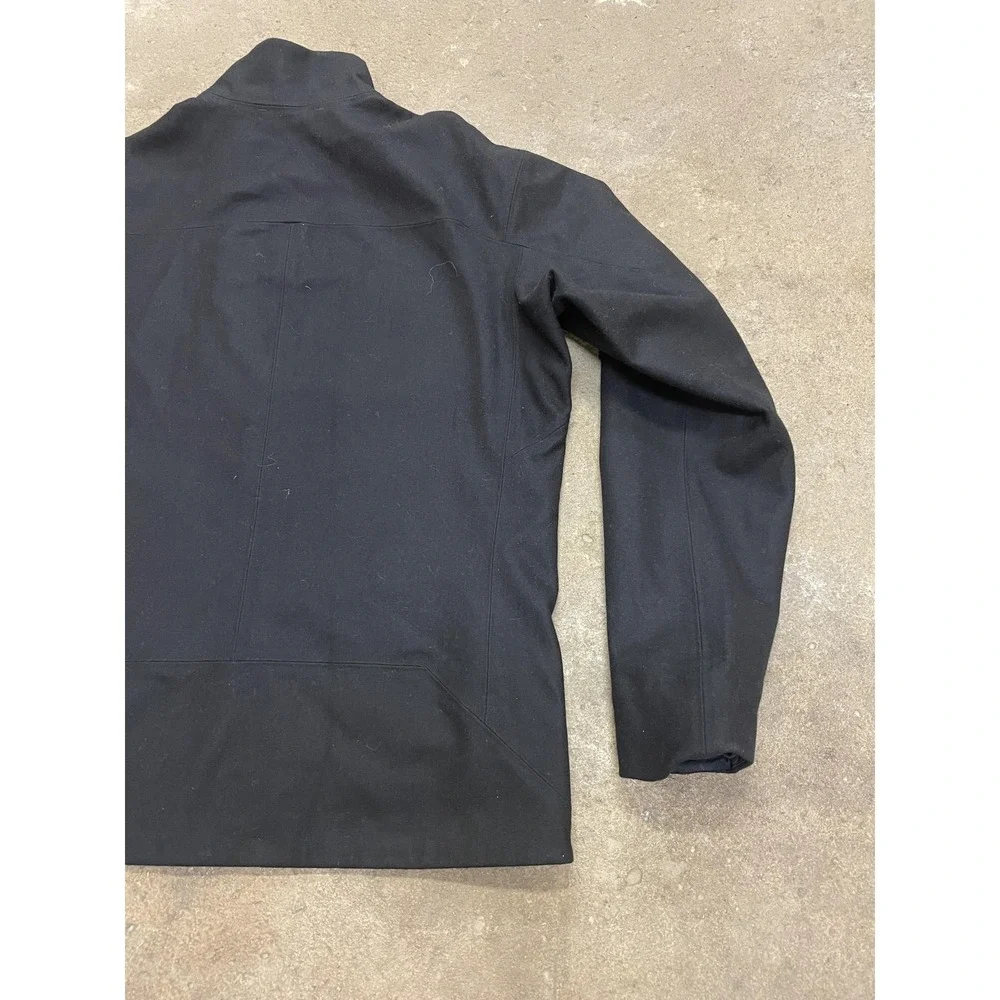 Arc'teryx Jacket Mens‎ Large Black Wool Softshell Full Zip Hiking Outdoor Trail